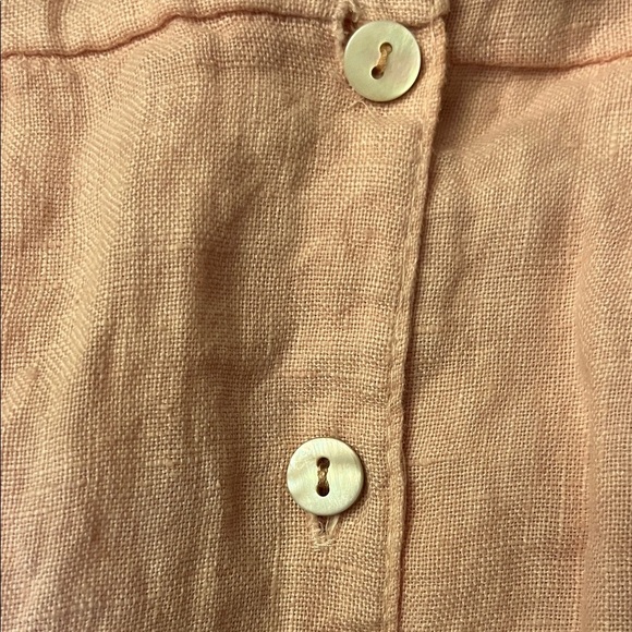 NWT Jillian Harris Linen Dress Pink Large X Priv - Picture 6 of 12